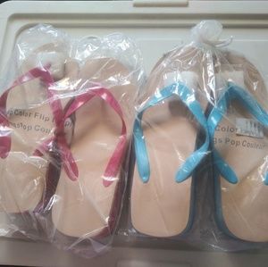 Two pairs of sandals